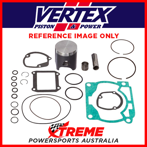 Vertex Single Ring Top End Rebuild Kit for KTM 125 EXC 2001, Size A 53.94mm