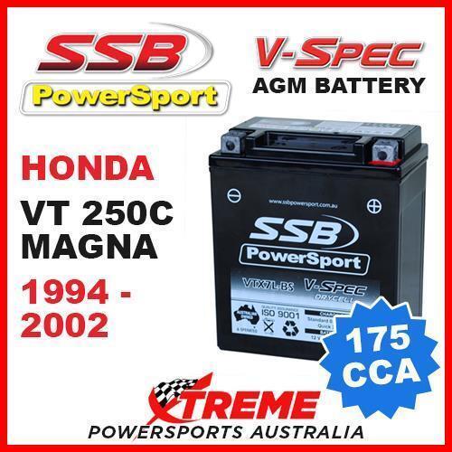 SSB 12V V-SPEC DRY CELL AGM 175 CCA BATTERY HONDA VT250C VT 250C MAGNA 1994-2002