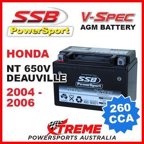 SSB 12V V-SPEC DRY CELL AGM 260 CCA BATTERY HONDA NT650V NT 650V DEAUVILLE 04-06