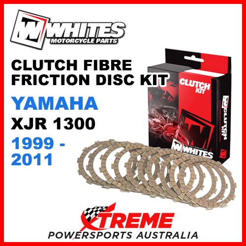 Whites Yamaha XJR1300 XJR 1300 1999-2011 Clutch Fibre Friction Disc Kit