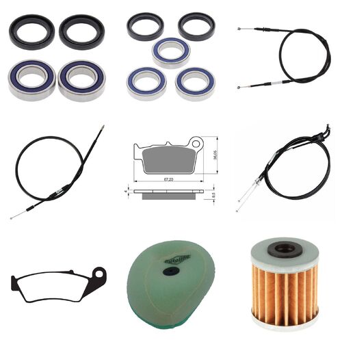 Whites Offroad Refurbishment Kit for Kawasaki KX250F 2009-2010