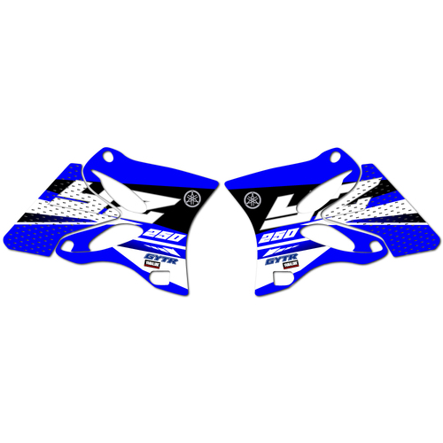 Strike Seats OEM Replica Shroud Graphics for Yamaha YZ250 2010