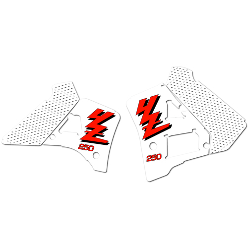 Strike Seats OEM Replica Shroud Graphics for Yamaha YZ250 1990