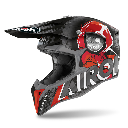 AIROH WRAAP 'ALIEN' RED MATT S