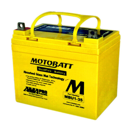 Motobatt MBU135 12V AGM Battery 35Ah 420CCA