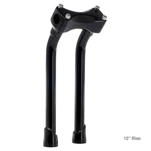 Biltwell Murdock 12" Black Pullback Bar Riser