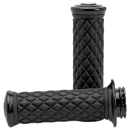 Biltwell Black Dual Alumicore Cable Grip Set