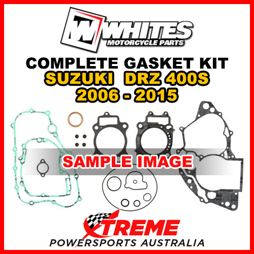 Whites For Suzuki DRZ400S Road Trail 2006-2015 Complete Top Bottom Gasket Kit