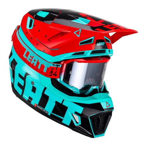 Leatt V23 7.5 Fuel Moto Helmet Kit M