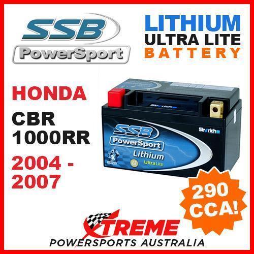 SSB 12V LITHIUM ULTRALITE 290 CCA BATTERY HONDA CBR1000RR CBR 1000RR 2004-2007