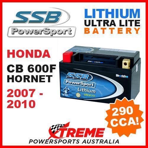 SSB 12V LITHIUM ULTRALITE 290 CCA BATTERY HONDA CB600F CB 600F HORNET 2007-2010