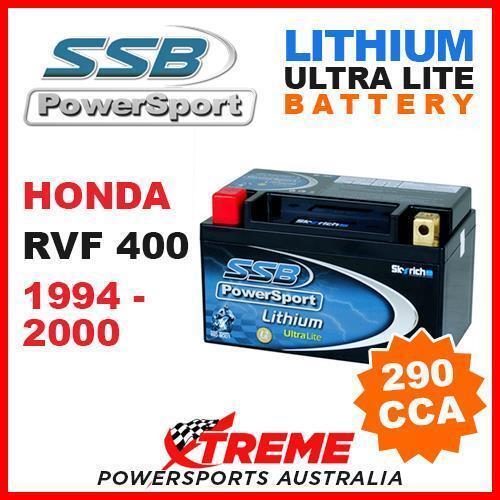 SSB 12V LITHIUM ULTRALITE 290 CCA BATTERY HONDA RVF400 RVF 400 1994-2000 MOTO