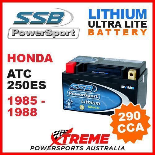 SSB 12V LITHIUM ULTRALITE 290 CCA BATTERY HONDA ATC250ES ATC 250ES 1985-1988