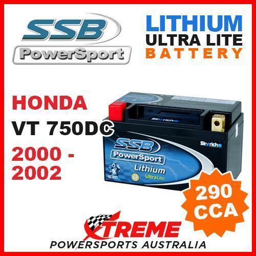 SSB 12V LITHIUM ULTRALITE 290 CCA BATTERY HONDA VT750DC VT 750DC 2000-2002 MOTO