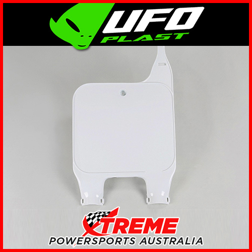 UFO White Stadium Front Number Plate for Honda CR125R 1995 1996 1997 1998 1999