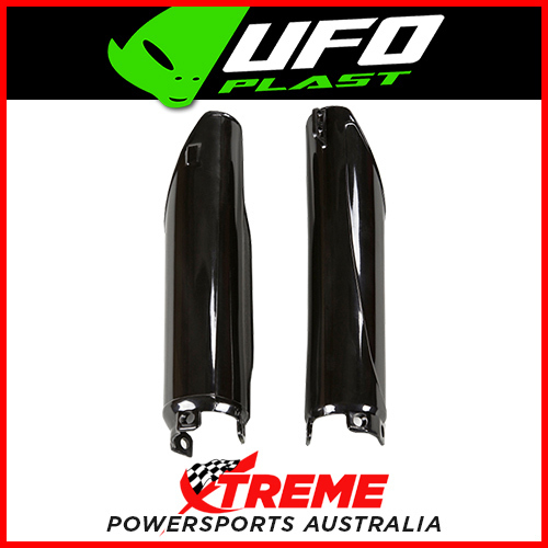 UFO Black Fork Protectors Guards for Honda CR125R 1998 1999 2000 2001 2002-2007