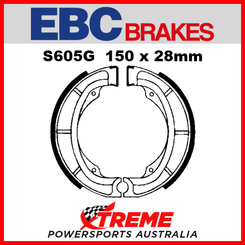 EBC Rear Grooved Brake Shoe For Suzuki RM 250 1976-1978 S605G