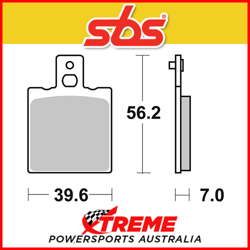 SBS Carbon Tech Race Rear Brake Pads for Laverda Montjuic 1976