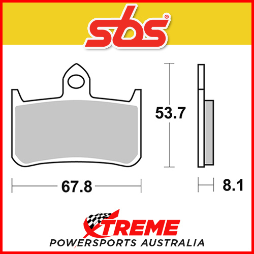 SBS Sintered Front Brake Pads for Honda NSR 250 R6K/R6K-2 89