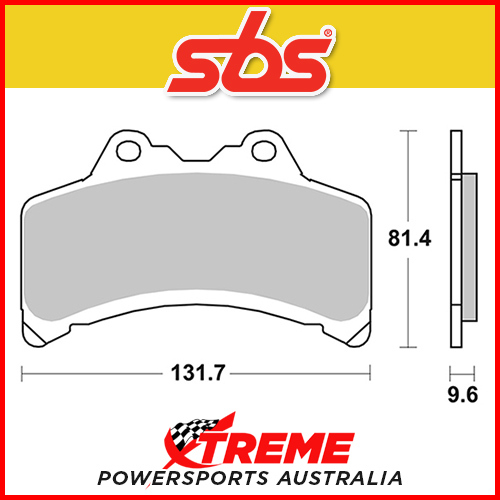 SBS Ceramic Rear Brake Pads for Yamaha GTS 1000 93-99