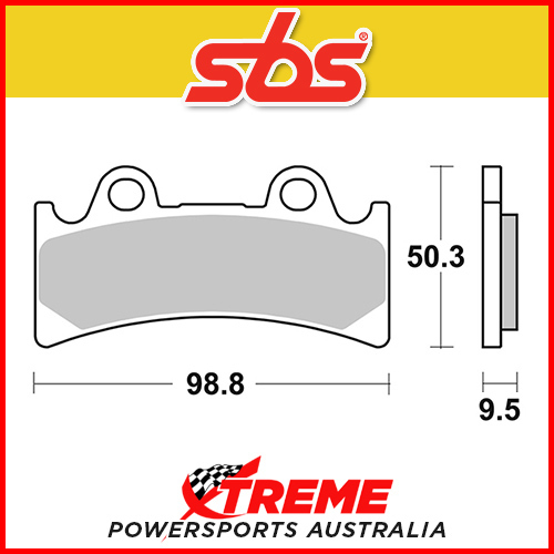 SBS Sintered Front Brake Pads for Triumph Daytona Super III 94-97