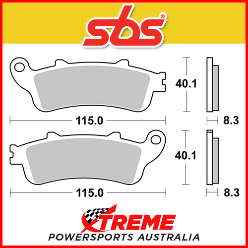 SBS Sintered Rear Brake Pads for Honda VT 1300 CTA Interstate 2015