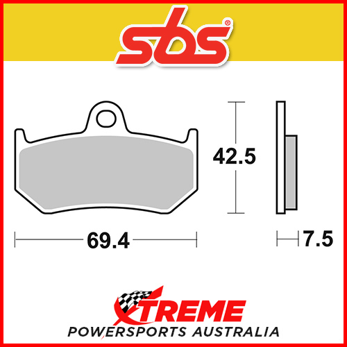 SBS Sintered Rear Brake Pads for MV 750 Brutale S F4 2003-2005