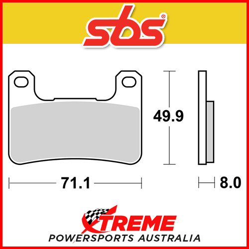 SBS EVO Sintered Front Brake Pads for Kawasaki Z 1000 2014