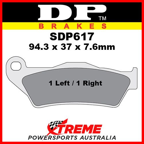 DP Brakes Ducati Monster 620 2005-2006 SDP Pro-MX Copper Front Brake Pad