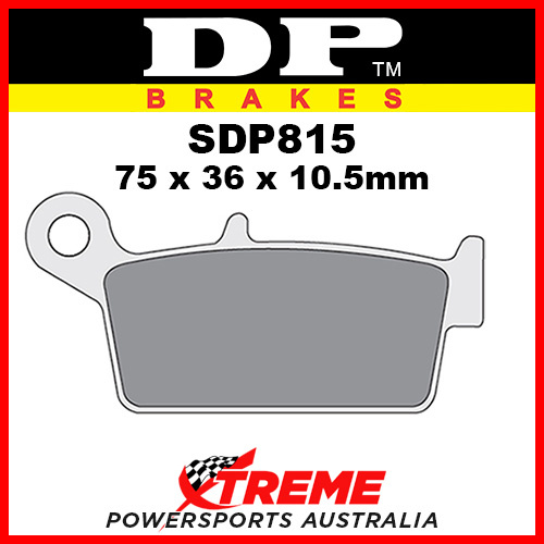 DP Brakes For Suzuki RM 250 XCK8 2009 SDP Pro-MX Copper Rear Brake Pad