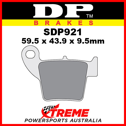 DP Brakes Honda CRF 450 XRL 2014-2016 SDP Pro-MX Copper Rear Brake Pad