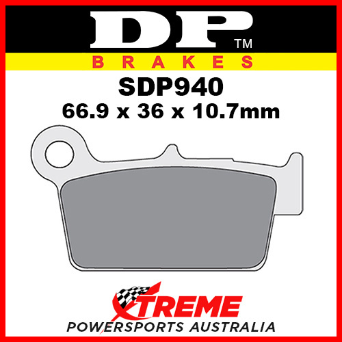 DP Brakes Yamaha YZ 125 2003-2018 SDP Pro-MX Copper Rear Brake Pad