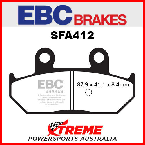 For Suzuki AN 650 Burgman 04-11 EBC HH Sintered Rear Brake Pad SFA412HH