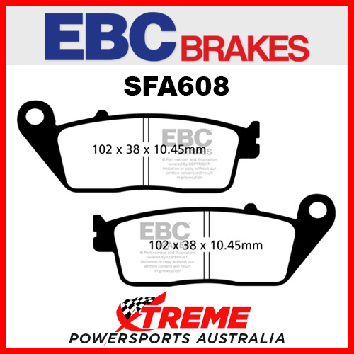 KYMCO MX Road 700i 2012-2015 EBC Organic Rear Brake Pad SFA608