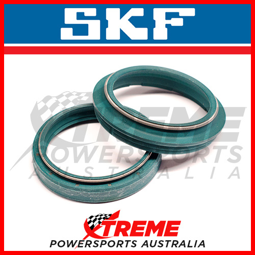 SKF Honda CR125R 1989-1991, 45mm Showa Fork Oil & Dust Seal, Green 1 Leg