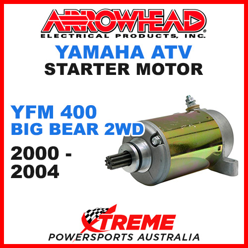 Arrowhead Yamaha YFM400 Big Bear 2WD 2000-2004 Starter Motor ATV SMU0066