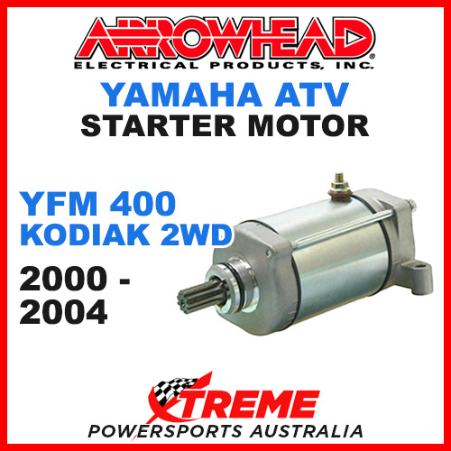 Arrowhead Yamaha YFM400 Kodiak 2WD 2000-2004 Starter Motor ATV SMU0263