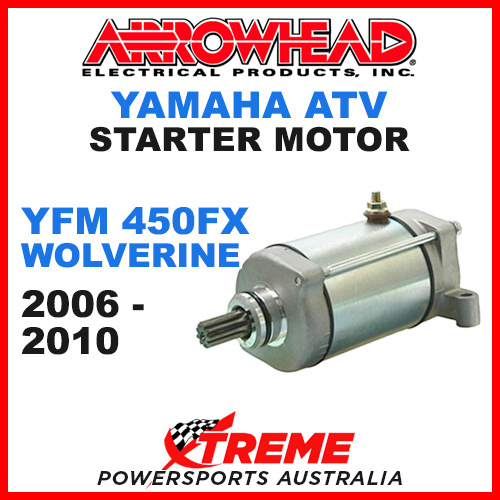 Arrowhead Yamaha YFM450FX Wolverine 4X4 2006-2010 Starter Motor ATV SMU0263