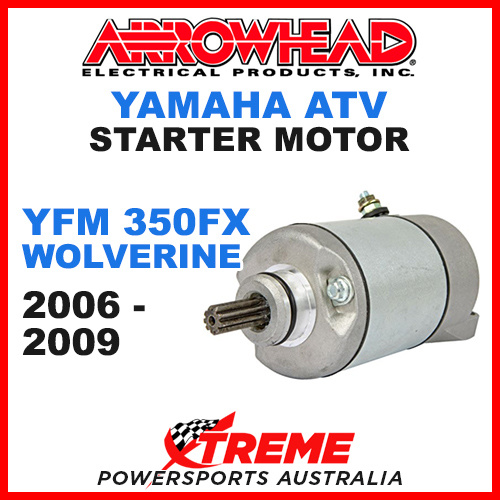 Arrowhead Yamaha YFM350FX Wolverine 2006-2009 Starter Motor ATV SMU0269