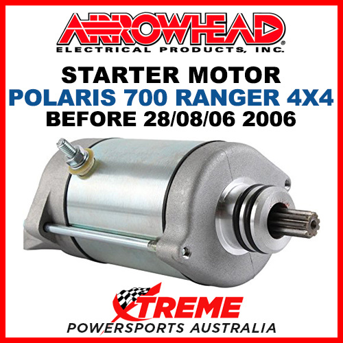 Arrowhead Polaris 700 Ranger 4x4 2006, Before 28-08-06 Starter Motor SMU0271