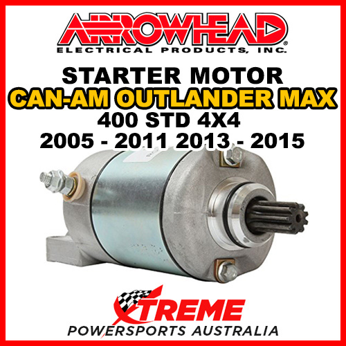 Arrowhead Can-Am Outlander MAX 400 STD 4x4 2005-2011, 2013-2015 Starter Motor SMU0287