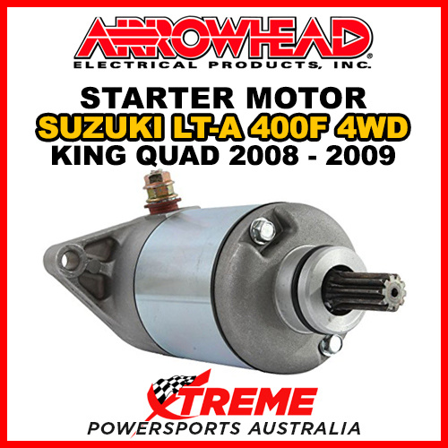 Arrowhead For Suzuki LT-A400F 4WD King Quad 2008-2009 Starter Motor SMU0297