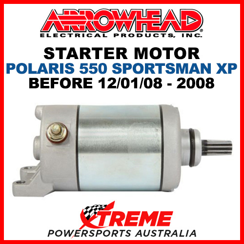 Arrowhead Polaris 550 Sportsman XP 2008, Before 12-01-08 Starter Motor SMU0491