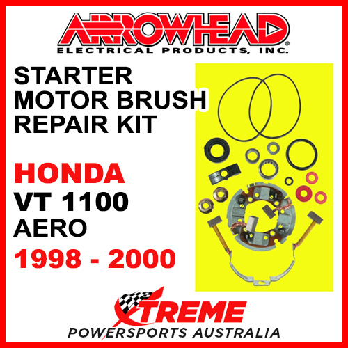 Arrowhead Honda VT1100 AERO 1998-2000 Starter Motor Brush Repair SMU9125