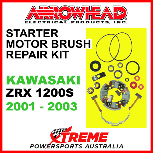 Arrowhead Kawasaki ZRX1200S 2001-2003 Starter Motor Brush Repair SMU9125