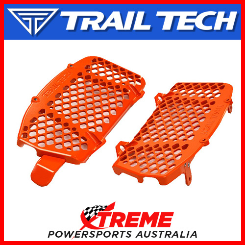 Trail Tech Husqvarna TC125/FC250/FC350/FC450/FS450 16 Orange Radiator Guard Set TT0151RB03