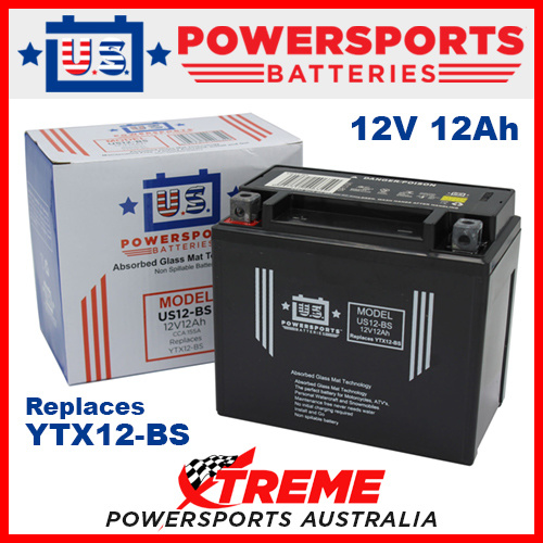 AGM 12V 12AH Battery for For Suzuki DR650SE 1994-1995 YTX12-BS