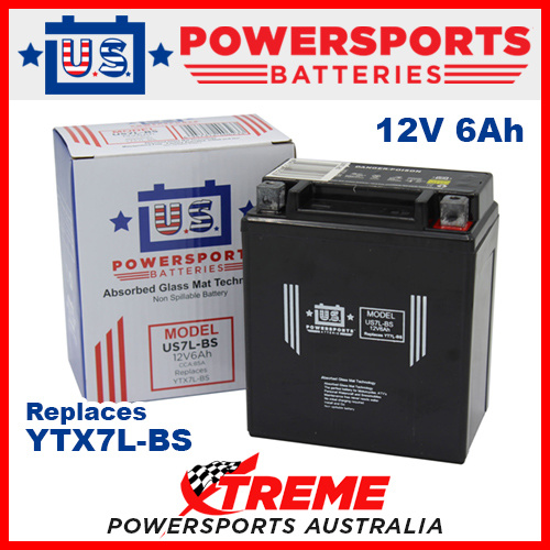 AGM 12V 6AH Battery for For Suzuki VL250 INTRUDER 2000-2018 YTX7L-BS