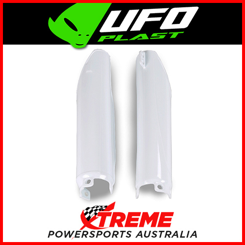 UFO White Fork Protectors Guards for Honda CR125R 1998 1999 2000 2001 2002-2007