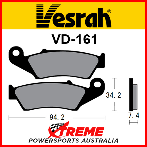 Vesrah Beta RR250 2T 2005-2013 Semi-Metallic Front Brake Pad VD-161JL